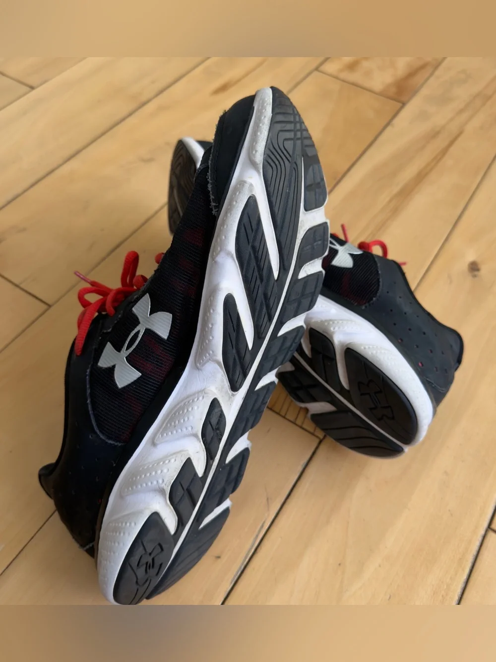 Under Armour Men’s Black & Red Athletic Sneaker